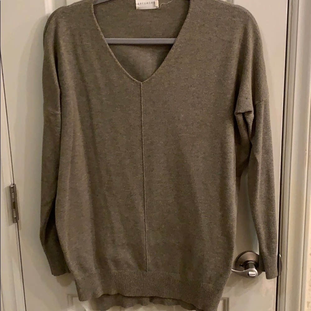 Dreamers green sweater